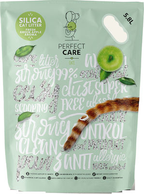 Perfect Care Silica Κρυσταλλική Άμμος Γάτας Green Apple 15lt