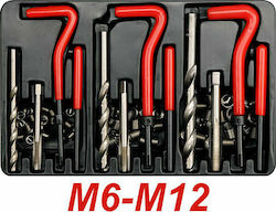 Yato YT-1769 Комплект за Поправка на Резби HSS 10x1.5 / 6x1.00 / 8x1.25мм 88бр
