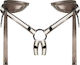 Strap On Me Leatherette Desirous Harness Harness σε Γκρι Χρώμα