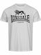 Lonsdale GOTS Herren T-Shirt Kurzarm Weiß