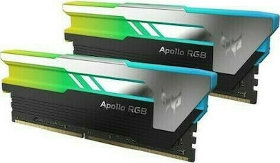 Acer Predator Apollo RGB 16GB DDR4 RAM with 2 Modules (2x8GB) and 3600 Speed for Desktop