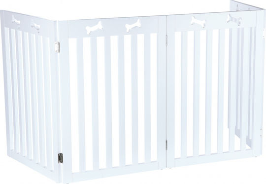 Trixie Divider Dog 60-160 x 75 cm in White Color 160 x 75 x 75cm