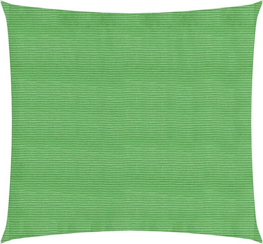vidaXL Pătrat Umbrela Sail Verde Cu cerc 4.5x4.5m 160gr/m² confecționat din HDPE 160gr/m²