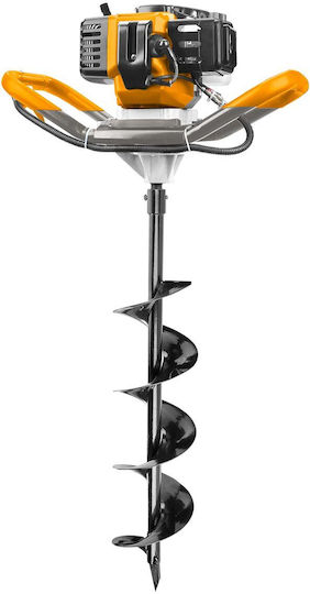 Ingco GEA55221 Erdbohrer Benzin mit Spike 52cc mit Leistung 2hp