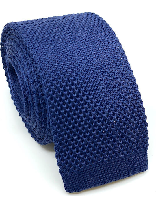 Legend Accessories Herren Krawatte Gestrickt Monochrom in Marineblau Farbe Legend Accessories Herren Krawatte Gestrickt Monochrom in Marineblau Farbe