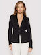 Guess Damen Mittellang Blazer Schwarz