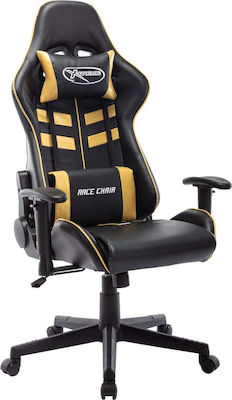 vidaXL 20504 Gaming Chair with Adjustable Arms Black / Gold