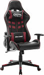 vidaXL 20509 Gaming Chair with Adjustable Arms Black/Burgundy