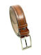 Legend Accessories Men's Artificial Leather Belt Tabac Brown