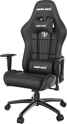 Anda Seat Jungle Artificial Leather Gaming Chair with Adjustable Arms Black