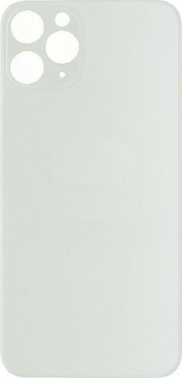 Καπάκι Μπαταρίας Type A χωρίς Τζαμάκι Ασημί για iPhone 11 Pro