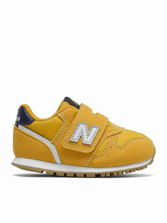 New Balance 373 Παιδικά Sneakers με Σκρατς Κίτρινα
