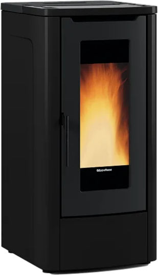 La Nordica Teorema Σόμπα Pellet 10kW Μαύρη