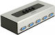 DeLock VGA Switch 4 Ports Bidirectional Full HD Aσημί