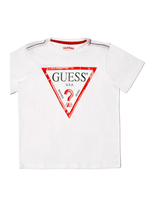 Guess Παιδικό T-shirt Λευκό Celavi