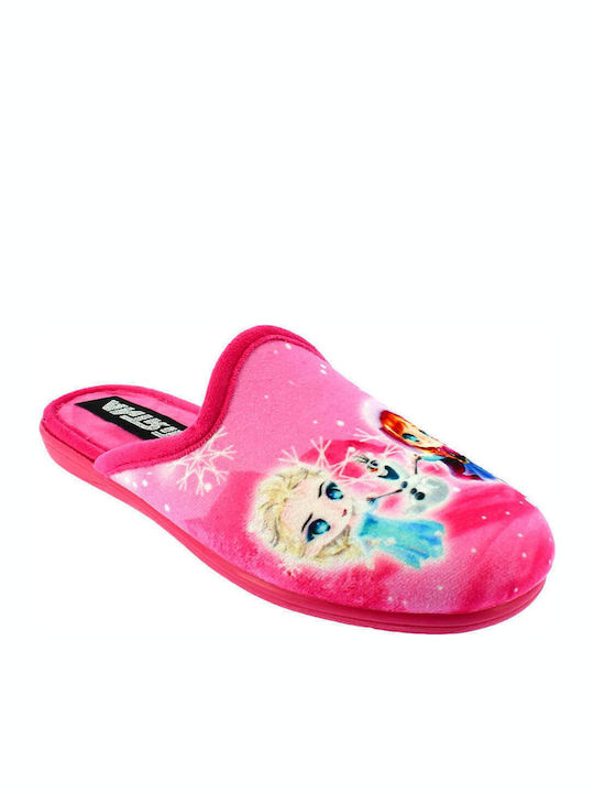 IQ Shoes Παιδικές Παντόφλες Φούξια Πριγκίπισσες