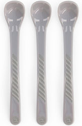 Twistshake Baby Set with Spoons made of Plastic Grey 3pcs