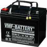 VMF Μπαταρία Φωτοβολταϊκών AGM Κλειστού Τύπου Βαθειάς Εκφόρτισης 12V 36Ah (DC36-12)