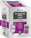 Frezyderm Rectanal Aid Μαντηλάκια Extra Mild για Αιμορροΐδες 20τμχ