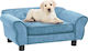 vidaXL Βελουτέ Elevated Dog Bed Light Blue 72x45cm. 171043