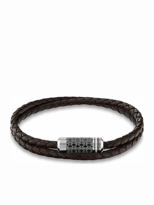 Tommy Hilfiger Men's Leather Bracelet 19cm
