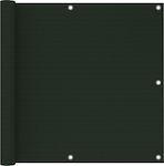 vidaXL Διαχωριστικό Σκίασης σε Ρολό Πράσινο 0.9x3m από HDPE