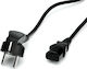 Roline Schuko - IEC C13 Cable 2m Μαύρο 19.08.1018-50