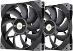 Thermaltake Toughfan 14 High Static Pressure Radiator Case Fan 140mm με Σύνδεση 4-Pin PWM 2τμχ