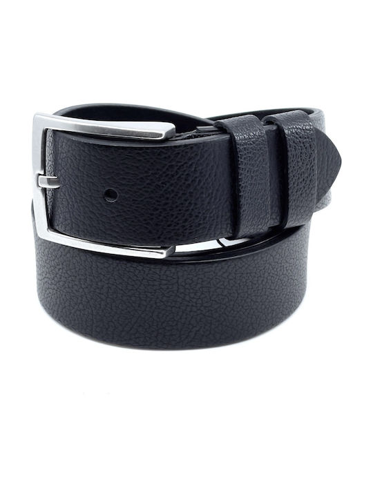 LEATHER BELT BLACK L-301-A