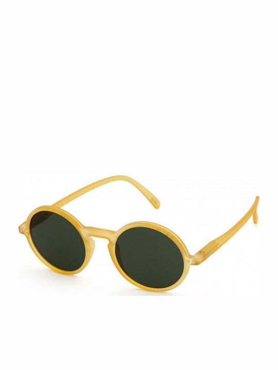 Izipizi #G Sunglasses Κίτρινα with Acetate Frame & Green Lens