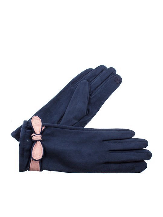 Verde Women's Touch Gloves Navy Blue 02-581