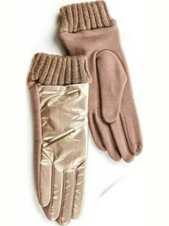 Verde Women's Touch Gloves Rose Gold 02-615