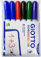 Giotto Robercolor Μαρκαδόροι Πίνακα Σετ 4 χρώματα