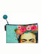 Women's Toiletry Bag in Turquoise Color 23cm