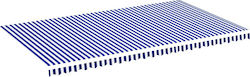 vidaXL Replacement Awning Multicolour with PU C...