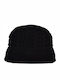 Beanie Ανδρικός Σκούφος με Πλεξούδες σε Μαύρο χρώμα