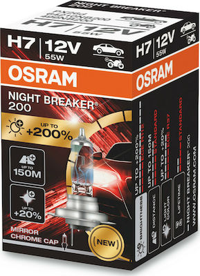 Osram Lampen Auto & Motorrad H7 Halogen 12V 55W 1Stück