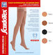 Scudotex 589 Чорапи Високо бедро Дължина на компресията 140 Ден със Силикон 19-22 мм рт. ст Nero