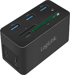 LogiLink USB-C Dockingstation mit HDMI 4K PD Ethernet (UA0370)