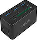 LogiLink USB-C Docking Station με HDMI 4K PD Ethernet Μαύρο (UA0370)