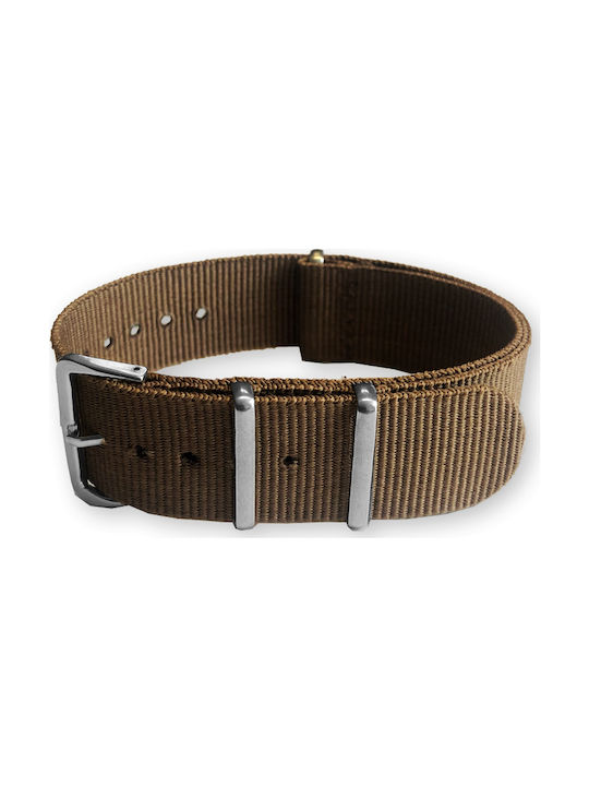 NATO N8 Brown 18mm Watch Strap