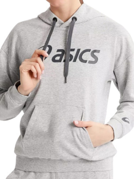ASICS Women's Hooded Sweatshirt Gray