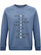 Unisex Sweatshirt, Organic "Pitogiro", Blue