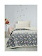 Velvet Unicorns Fluorescent Gray Kids Blanket 160x220cm