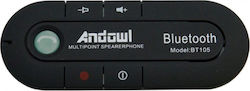 Andowl Bluetooth Αυτοκινήτου για το Αλεξήλιο (Multipoint) Andowl Bluetooth Αυτοκινήτου για το Αλεξήλιο (Multipoint)