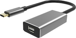 Powertech PTH-058 USB-C male σε mini DisplayPort female
