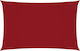 vidaXL Rectangular Shade Sail Red with PU Coati...