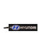 Keychain Hyundai Fabric Black