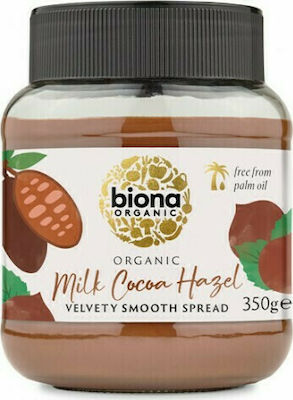 Biona Organic Praline Spread Επάλειμμα Σοκολάτας Γάλακτος with Hazelnut 350gr