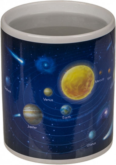 I-Total Solar System Schimbare de căldură Cană Ceramică Albastru